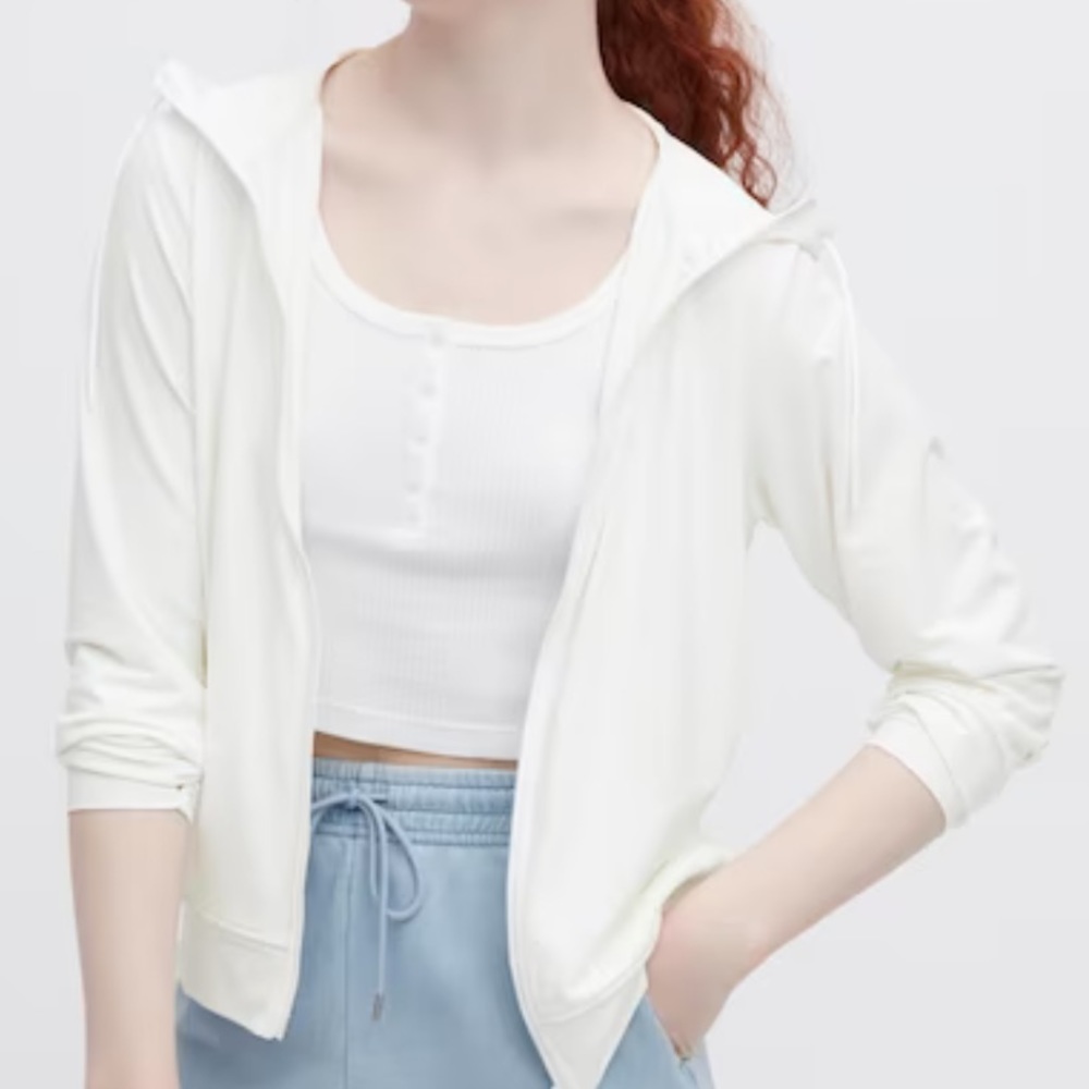Uniqlo AIRism Mesh UV Protection Full-Zip Hoodie Women’s